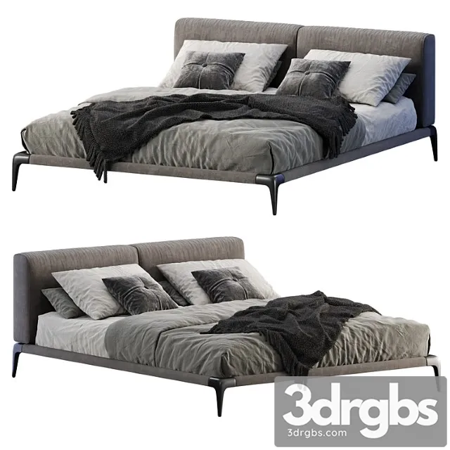Bed poliform park 2 3D Model Download