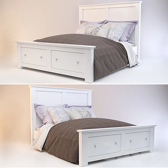 Bed “Princess” with a bed 3DModel Bed “Princess” with a bed 3DModel