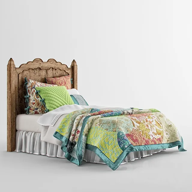 Bed Provanse 3DModel Bed Provanse 3DModel