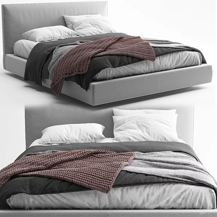 Bed Richard B&B Italia 3D Model