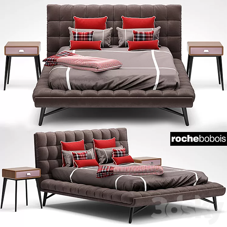 Bed roche bobois LIT BED PROFILE 3D Model