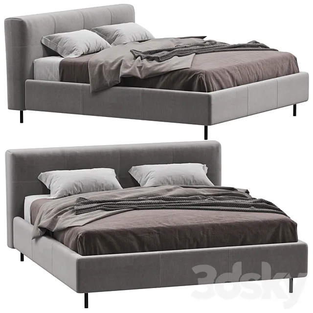 Bed ROLF BENZ 50 3DModel Bed ROLF BENZ 50 3DModel