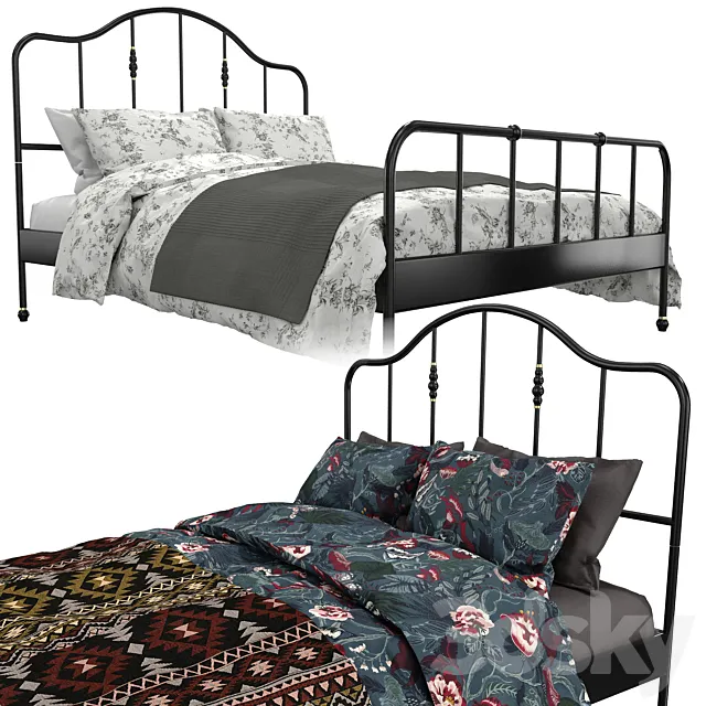 Bed SAGSTUA IKEA SAGSTUA IKEA 3D Model Bed SAGSTUA IKEA SAGSTUA IKEA 3D Model