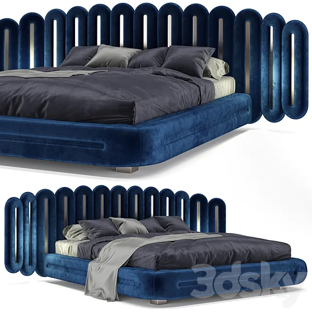 Bed Saikli bed Ponkratov design vip 3DModel Bed Saikli bed Ponkratov design vip 3DModel