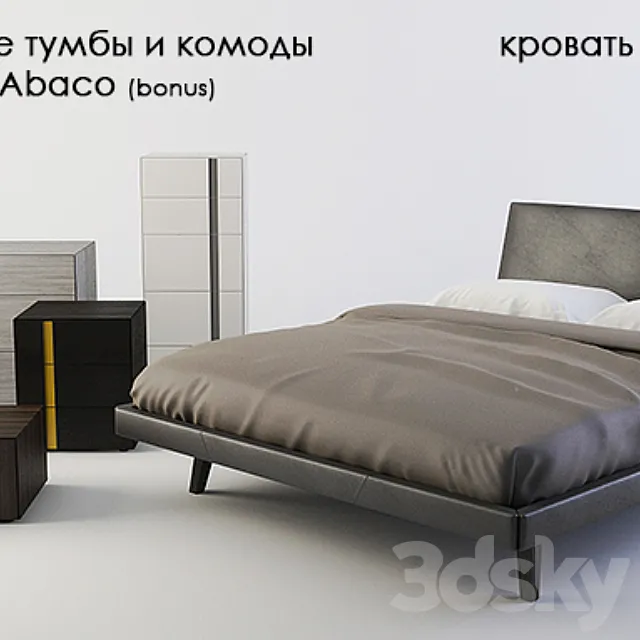 bed SanGiacomo Febo 3.0 3D Model bed SanGiacomo Febo 3.0 3D Model