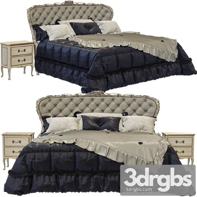 Bed – savio firmino – art.3058 2 3D Model Download