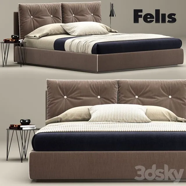 Bed Scotty Felis 3D Model