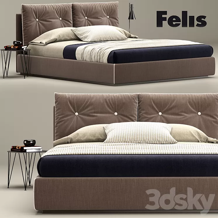 Bed Scotty Felis 3D Model