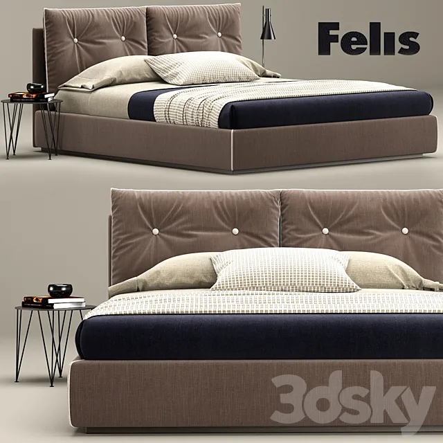 Bed Scotty. Felis 3DModel
