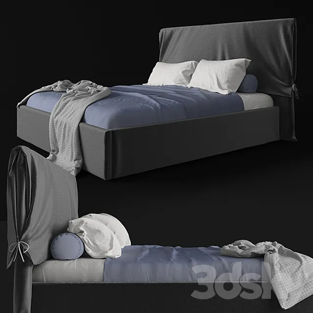 Bed set 10 3DModel