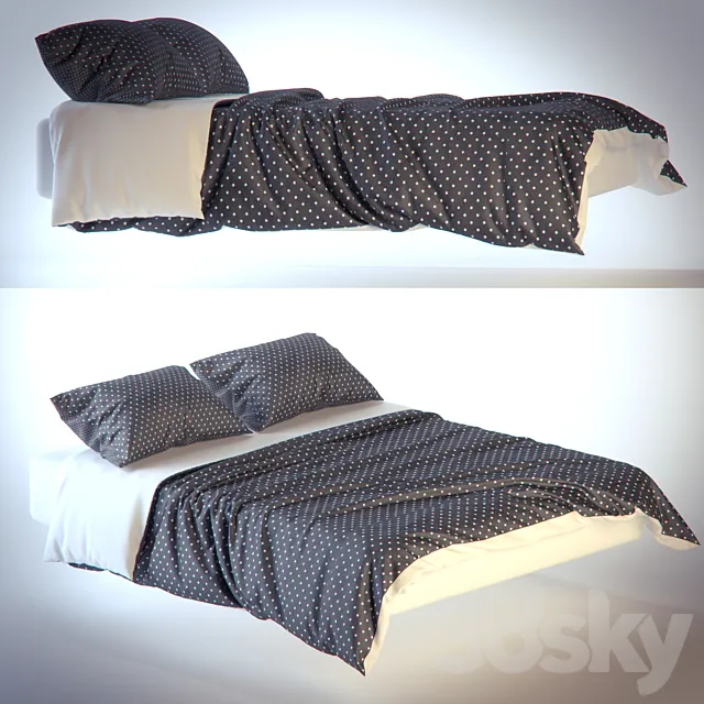 Bed set 3DModel