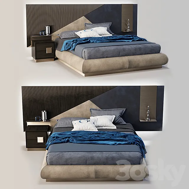 Bed SHAKE EGO 3D Model Bed SHAKE EGO 3D Model