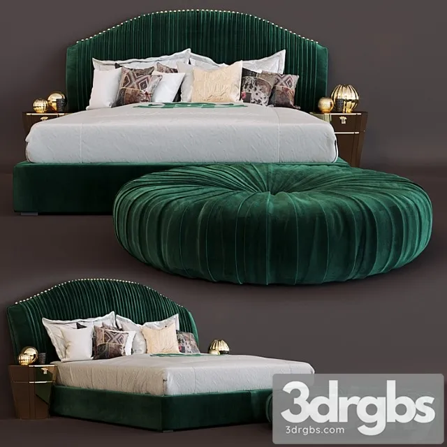 Bed Sharpei Roberto Cavalli 3D Model Download