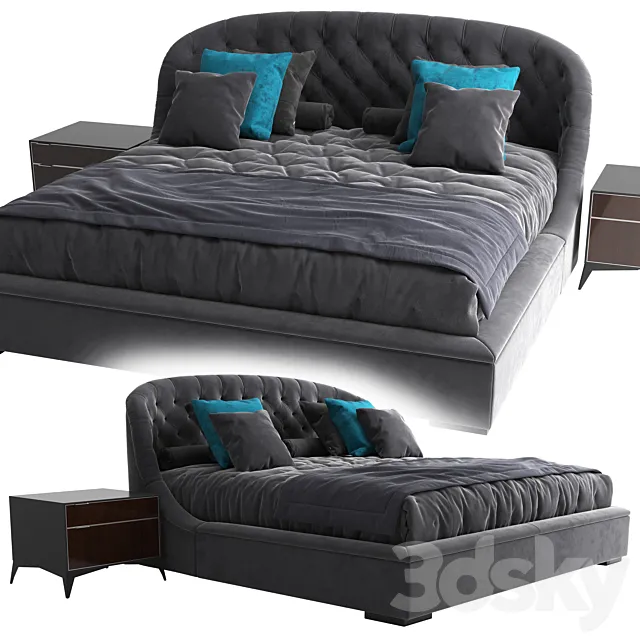 Bed Shell Medea Lifestyle 1905 3DModel Bed Shell Medea Lifestyle 1905 3DModel