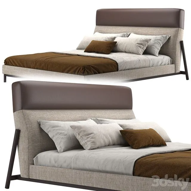 Bed SLAB by DOMKAPA 3D Model Bed SLAB by DOMKAPA 3D Model