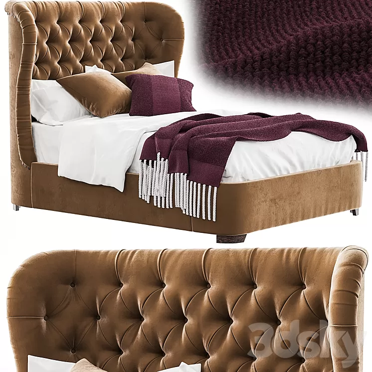 Bed SleepArt Bons 3D Model