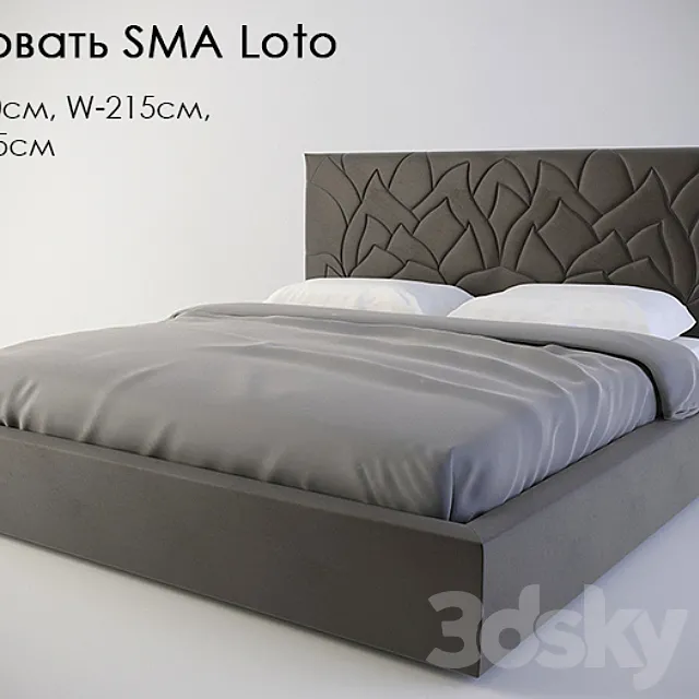 bed SMA Loto 3D Model bed SMA Loto 3D Model