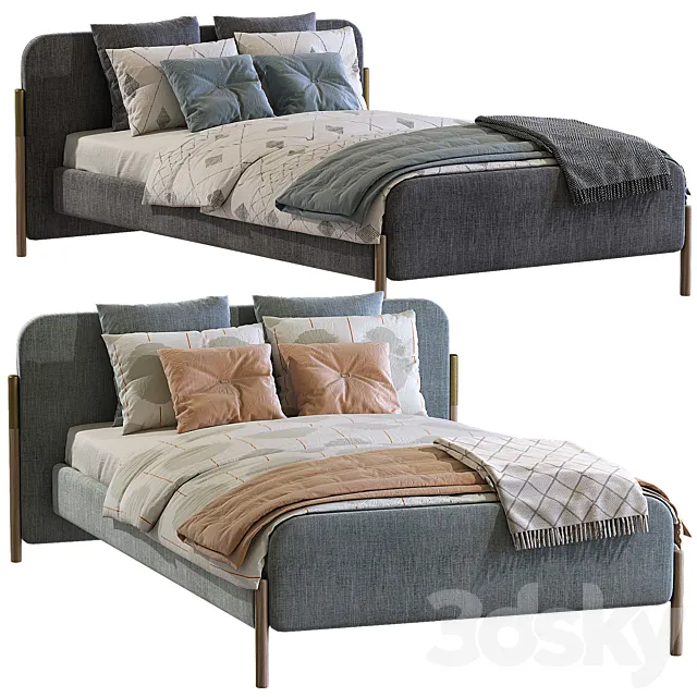 Bed sofa FLAG _ Bolzan Letti 2 3D Model Bed sofa FLAG _ Bolzan Letti 2 3D Model