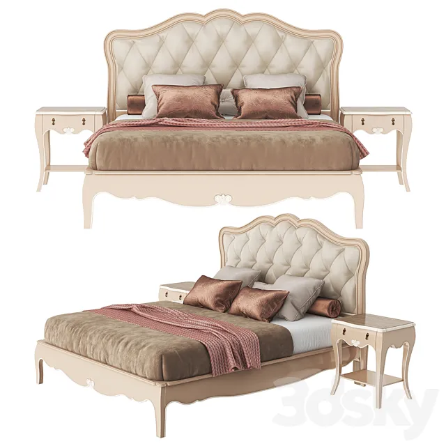 Bed stella del mobile-bed 3D Model