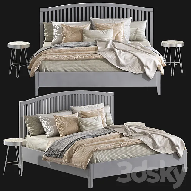 Bed TISSEDAL _ IKEA 3D Model Bed TISSEDAL _ IKEA 3D Model