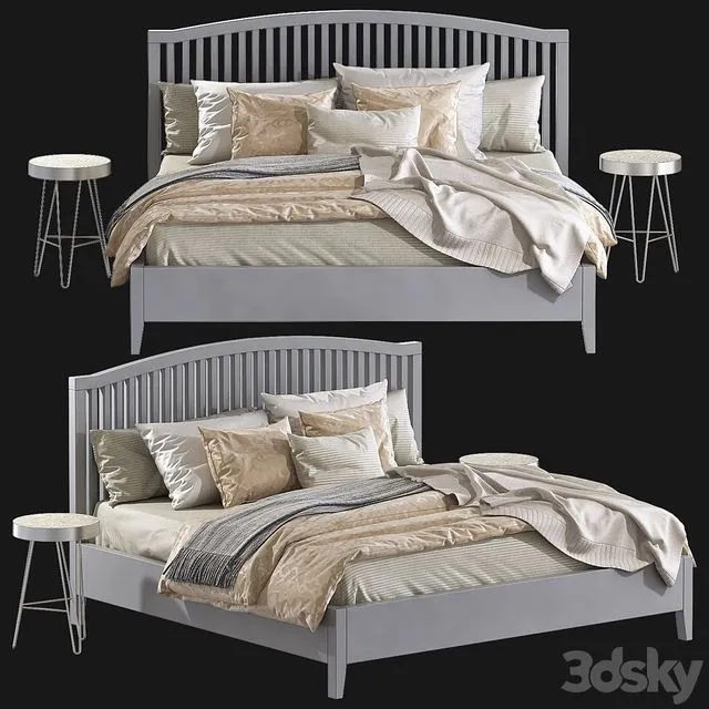 Bed TISSEDAL IKEA 3D Model Bed TISSEDAL IKEA 3D Model