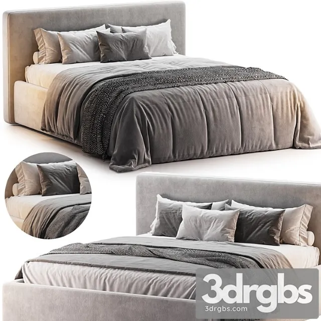 Bed tokio 2 3D Model Download