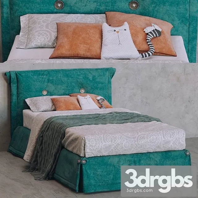 Bed Tomasella Amami 3D Model Download