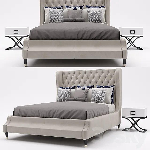 Bed Tosconova Caprice 3D Model Bed Tosconova Caprice 3D Model