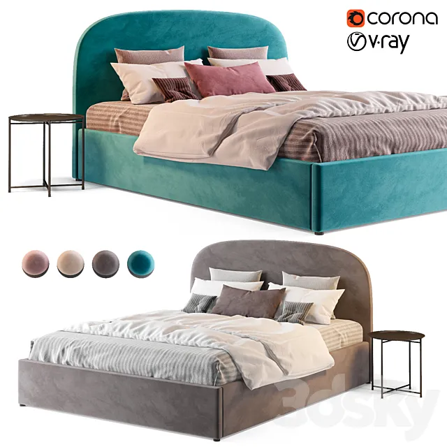 Bed Toulouse divan.ru 3DModel Bed Toulouse divan.ru 3DModel