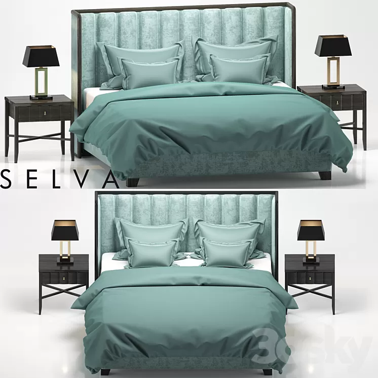 Bed TRUST Selva Philipp LETTI E COMODINI 3D Model Bed TRUST Selva Philipp LETTI E COMODINI 3D Model