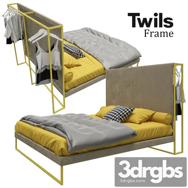 Bed Twils Frame 3D Model Download