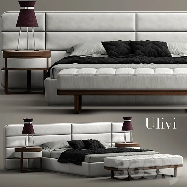 Bed ulivi MASTER 3DModel