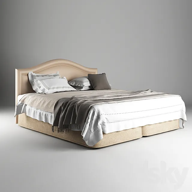 Bed VI-Spring Shetland 3D Model Bed VI-Spring Shetland 3D Model