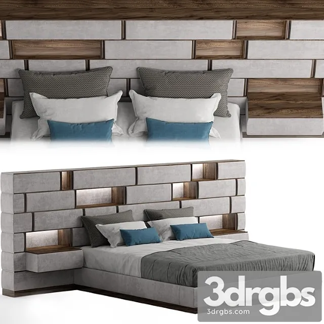 Bed visionnaire emotion 2 3D Model Download