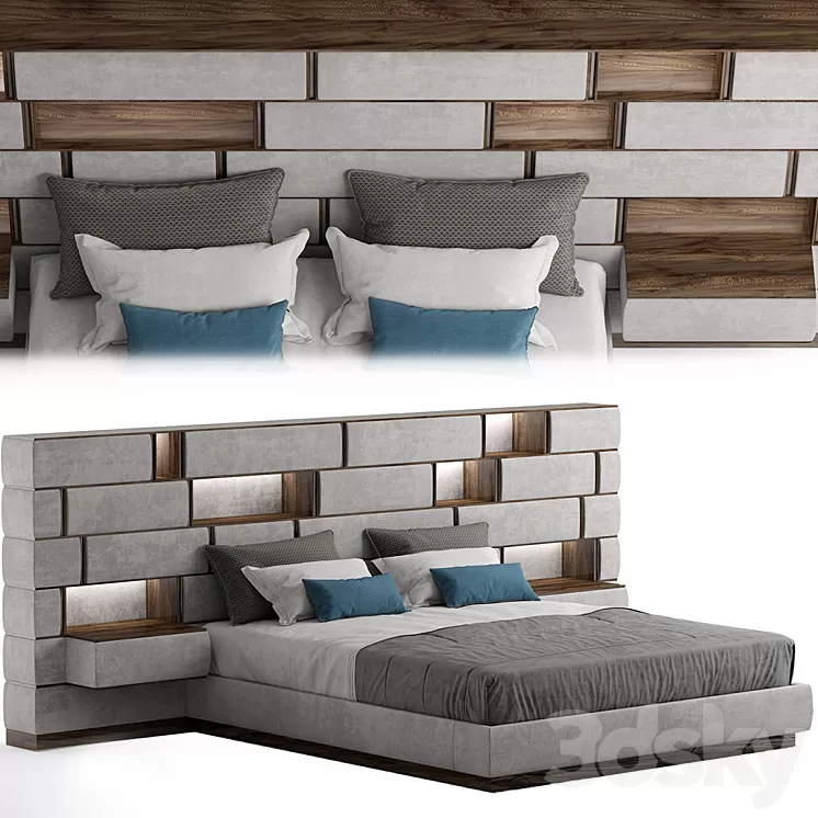 Bed visionnaire emotion 3D Model