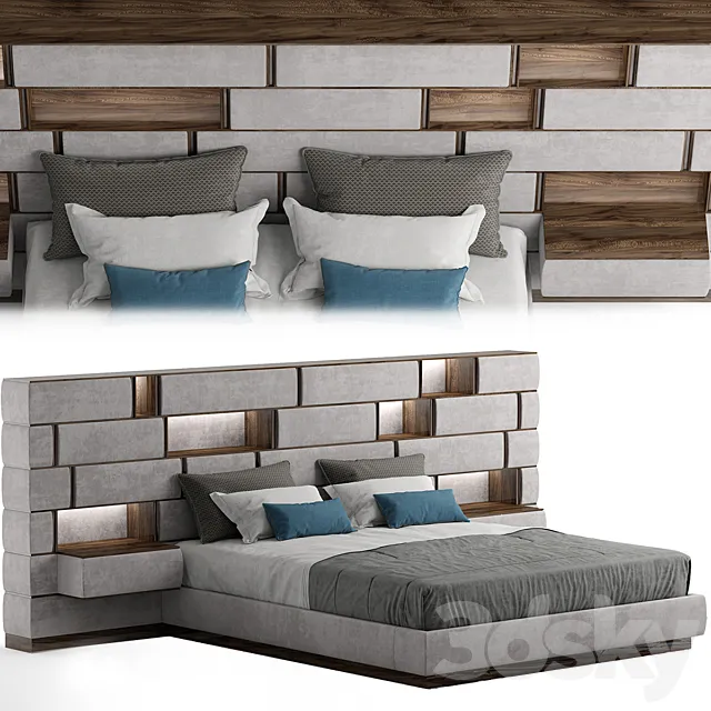 Bed visionnaire emotion 3DModel Bed visionnaire emotion 3DModel