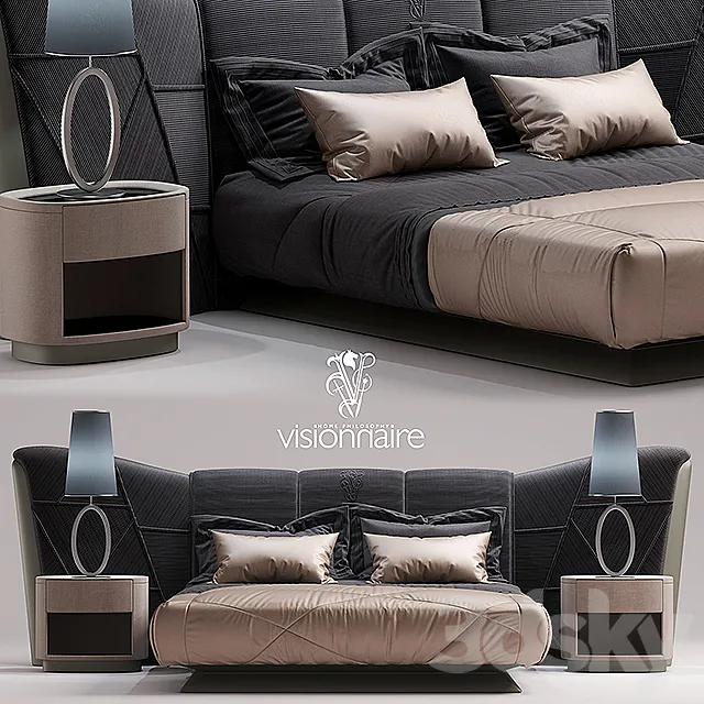 Bed visionnaire Plaza BED 3DModel