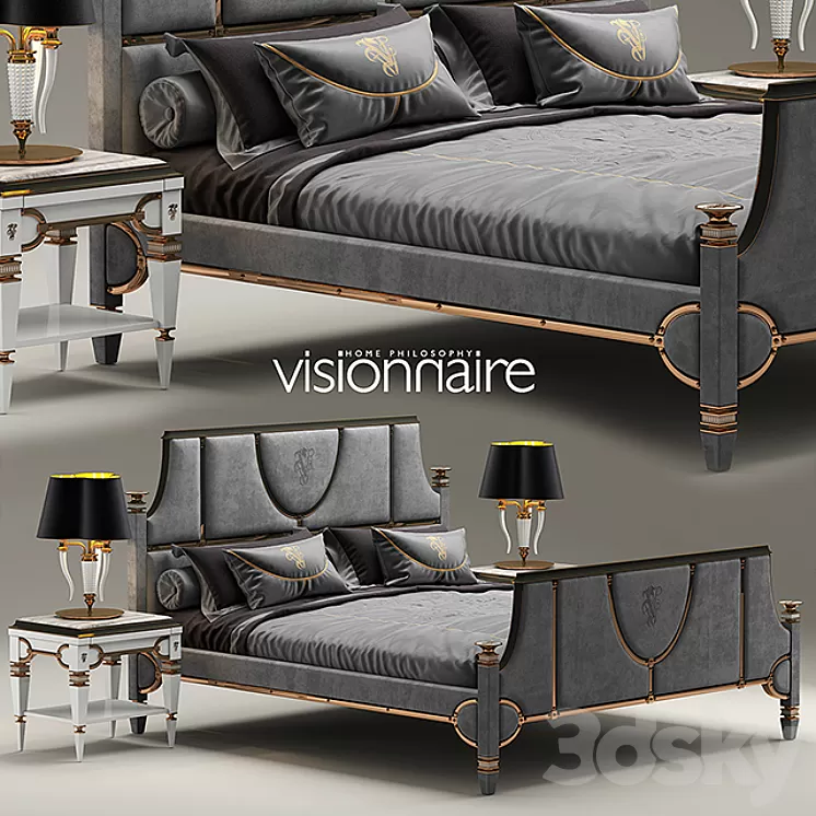 Bed visionnaire windsor master 3D Model Bed visionnaire windsor master 3D Model