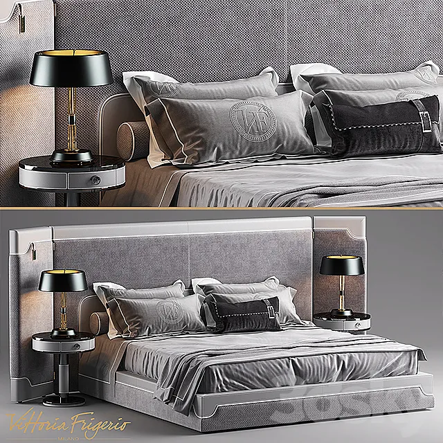 Bed vittoriafrigerio Corio 3DModel