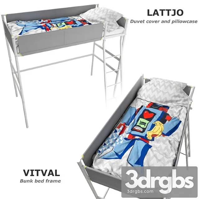 Bed Vitval 3D Model Download