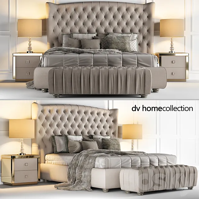 Bed Vogue DVhomecollection 3DModel
