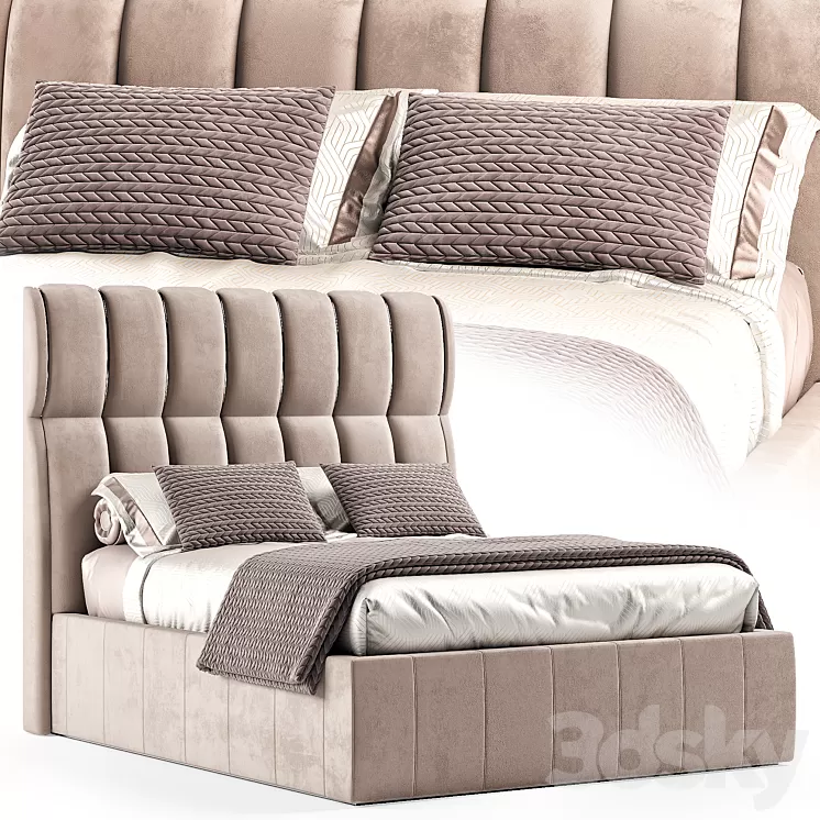 Bed Volpi INES 3D Model