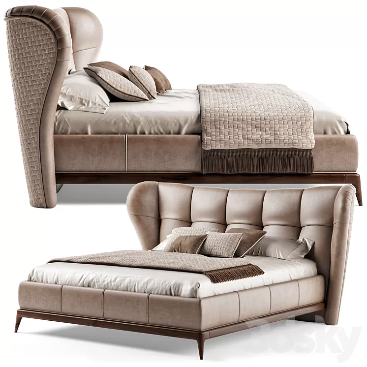 Bed Volpi Isabella 3D Model