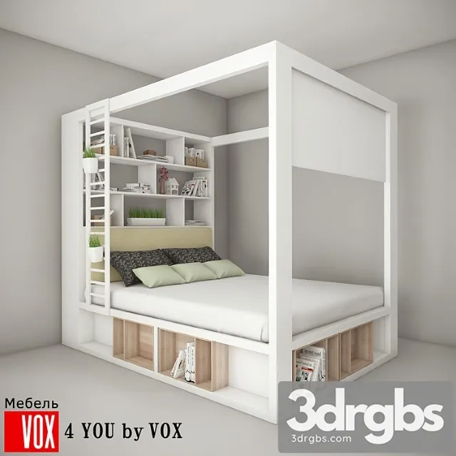 Bed Vox Collection 4 You by Vox 3D Model Download