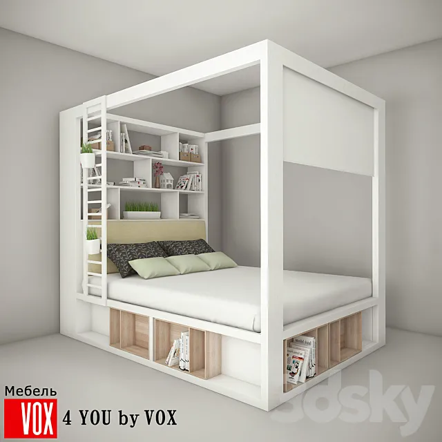 Bed Vox. Collection 4 YOU by VOX 3DModel
