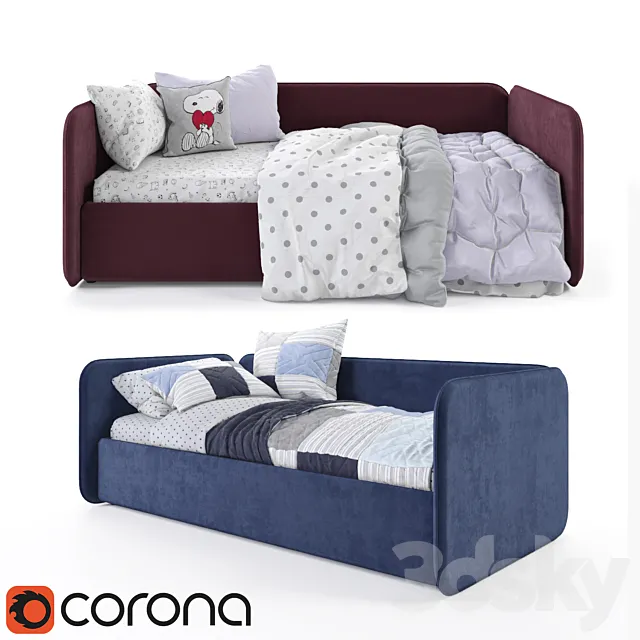 Bed Weeny from One Mebel 3D Model Bed Weeny from One Mebel 3D Model