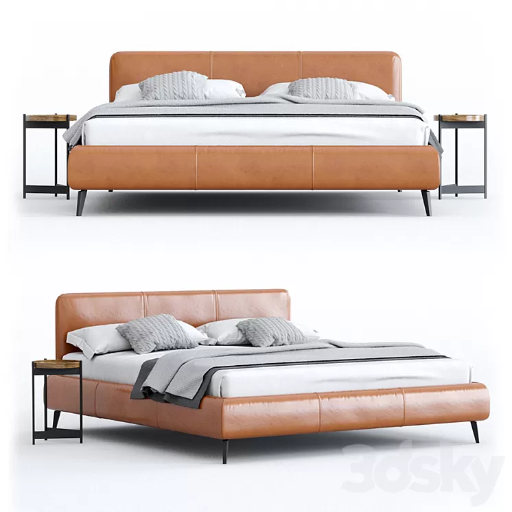 [3dsky] Bed With Aris Grille Ditre Italia Factory Relax Collection