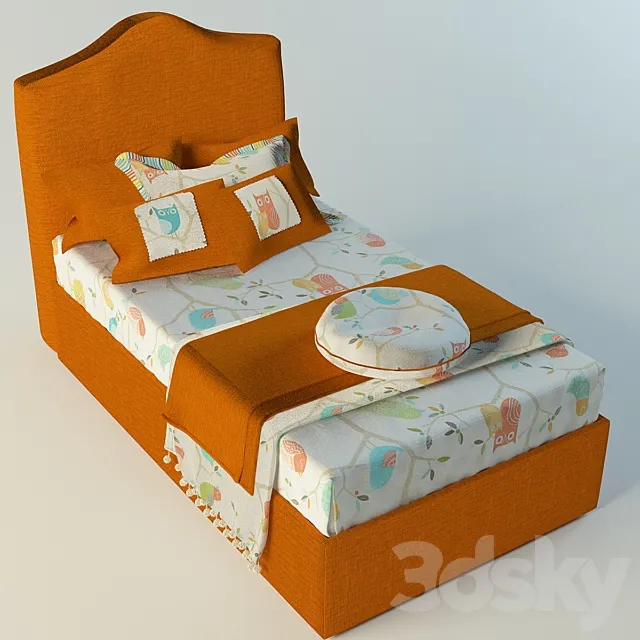 Bed YOUNG factory Piermaria (Permariya) 3D Model Bed YOUNG factory Piermaria (Permariya) 3D Model