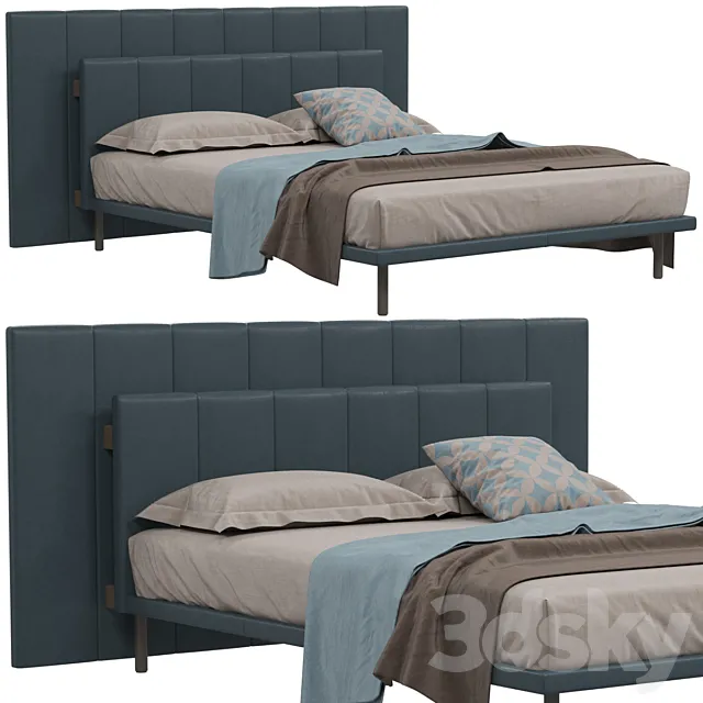 Bed Zanotta GALA 3D Model Bed Zanotta GALA 3D Model