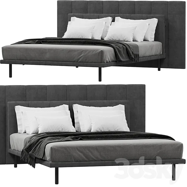 Bed Zanotta Gala 3DModel Bed Zanotta Gala 3DModel